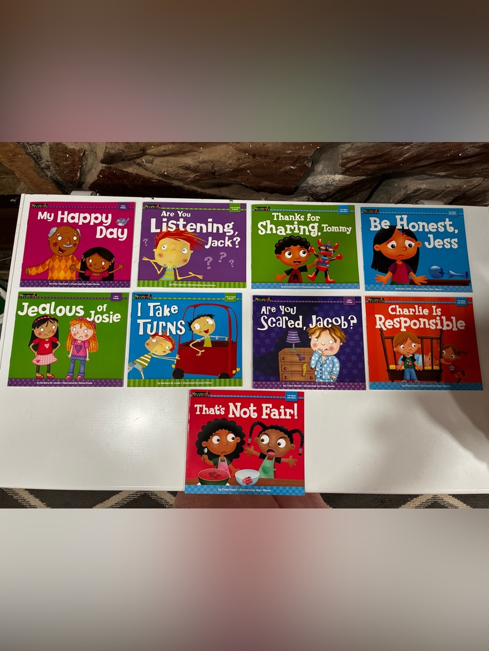 Set of 9 Newmark Learning Character Books